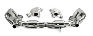 Abgasanlage "KLINE-Innovation" 993 Turbo, 100Zeller inkl. Heizverblechung wie OE
