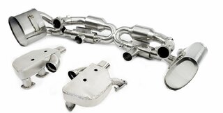 Abgasanlage "KLINE-Innovation" 993 Turbo, 100Zeller inkl. Heizverblechung wie OE