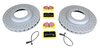 Brake Service Kit 930 3.3 L Turbo 1981-89 - Front - with Racing Brake Pad Set "EBC Yellowstuff"