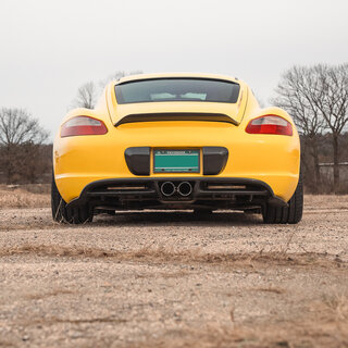 Heckdiffusor Sichtcarbon 987.1 Cayman alle - Sichtcarbon