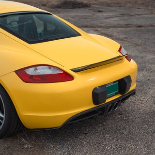 Heckdiffusor Sichtcarbon 987.1 Cayman alle - Sichtcarbon
