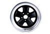 Classic-Design Wheel - RETRO - 10x18 ET45 Black + Polished Lip