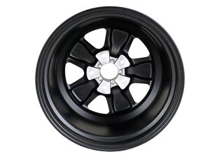 Classic-Design Wheel - RETRO - 10x18 ET45 Black + Polished Lip