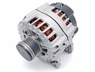 Generator with pulley (free wheel lock) - 958.1/ 958.2/ 970 3,0L Diesel