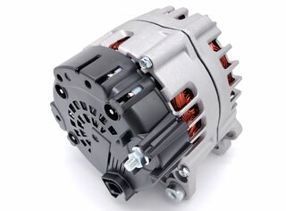 Generator with pulley (free wheel lock) - 958.1/ 958.2/ 970 3,0L Diesel