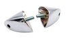 Mounting kit for reflector, chrome-plated, left/right