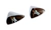 Mounting kit for reflector, chrome-plated, left/right