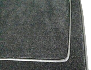 Floor Mat Set 911/ 930 (1983-89) - Genuine - Black - Cabrio/ Targa - Left Hand Drive