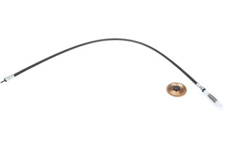 Shaft Cable with Gear - for Cabriolet Top - Left  993 96-98