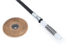 Shaft Cable with Gear - for Cabriolet Top - Left  993 96-98