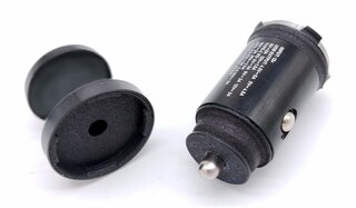 USB Adapter (USB A und C) für Zigarettenanzünder 911/ 912 (1965-68) - Schwarz