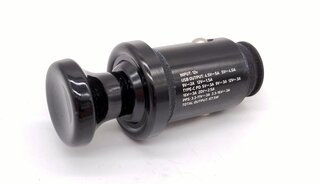 USB Adapter (USB A und C) für Zigarettenanzünder 911/ 912 (1965-68) - Schwarz
