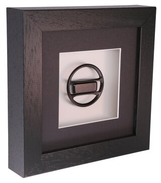 Wiesner Classic Porsche 911 Leather 4-Spoke Steering Wheel 1984-90 | 1:8 Scale Model| Framed Display