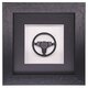 Wiesner Classic Porsche 911 3-Spoke Steering Wheel 1978-83 | 1:8 Scale Model | Framed Display