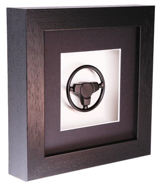Wiesner Classic Porsche 911 3-Spoke Steering Wheel 1978-83 | 1:8 Scale Model | Framed Display