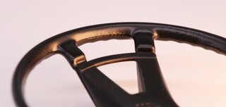 Wiesner Classic Porsche 911 Batwing Steering Wheel 1969-73 | 1:8 Scale Model | Framed Display
