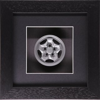 Wiesner Classic Porsche 911 / 944 Cookie Cutter Wheel | 1:8 Scale Model | Framed Display