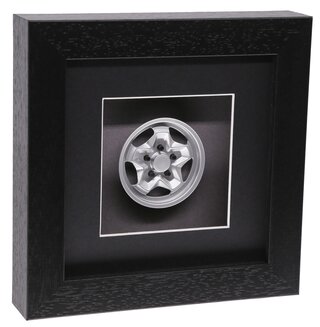Wiesner Classic Porsche 911 / 944 Cookie Cutter Wheel | 1:8 Scale Model | Framed Display