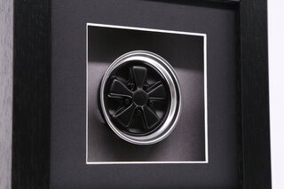 Wiesner Classic Porsche 16" Fuchs Wheel | 1:8 Scale Model | Framed Display