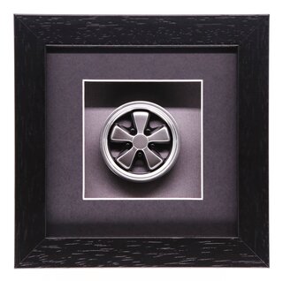 Wiesner Classic Porsche 15" Fuchs Wheel | 1:8 Scale Model | Framed Display