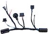 Wiring harness mounting plate for cars with mechanical injection