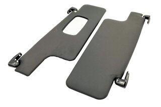 Sun visor Set 911 SWB, "with mirror right" black/black