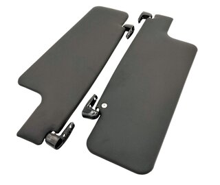 Sun visor Set 911 SWB, "with mirror right" black/black