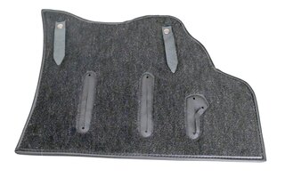 Jeu moquette habitacle 911S (1968 empatement court /chauff. grand froid) Velours de cellulose anthr.