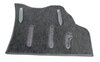 Jeu moquette habitacle 911S (1968 empatement court /chauff. grand froid) Velours de cellulose anthr.