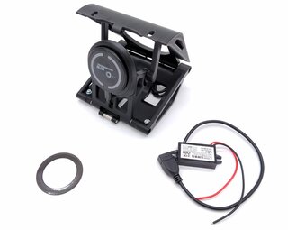 Classic Ashtray-Inspired Hidden Phone Mount with Wireless Charging 911 Early G Model (1974-1984)