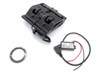 Classic Ashtray-Inspired Hidden Phone Mount with Wireless Charging 911 Early G Model (1974-1984)