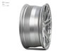 Jante 12x22 ET40 alu forgé SF1 DC à fixation centrale, argent brillant