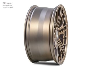 Jante 9,5x21 ET40 alu forgé SF1 à fixation centrale, bronze mat