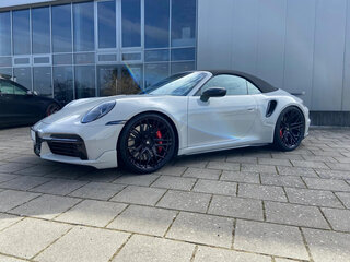 Jante 9,5x21 ET40 alu forgé SF1 à fixation centrale, noir brillant