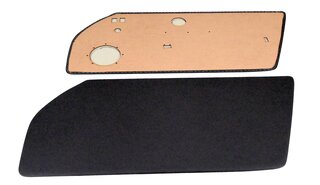 Türverkleidungssatz 911/ 912 1969-73  "73RS Leichtbau"  Leder - Türschlaufe Leder schwarz