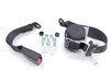Seat Belt 911 - Rear - Black - 3 Point with 30cm Buckle + Installation Kit - German Aftermarket