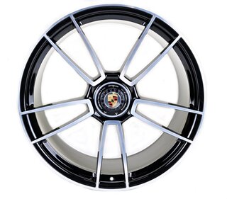 11,5x21 ET67 Alloy wheel rear wit Central locking - Black turned aluminium - 992 Turbo S (1NP, 46P)