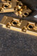 Ventildeckel-Satz 964 - Alu - gefräst - (4 Stck) inkl. Zubehör - Gold - 40 Jahre Jubiläum Edition