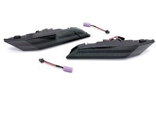 LED Front Side Marker Turn Signal 992.1/ Turbo/ GT3 - Black/ Smoke - Dynamic
