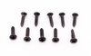 Jeu de vis à tête fraisée B3,5x16mm (10 pièces noires)