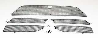 Front Bumper Grill set 992 Sport design package Black - for vehicles incl. front camera