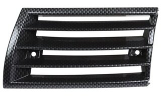 Schallgitter vorne links - Schwarz / Carbon-look 911 1970-73