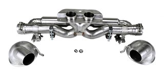 Silencieux à clapets - tubescollecteurs OE- catas / sorties, clapets électr.- 992 GT3/GT3 RS