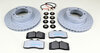 Bremsenservice-Kit komplett - VA 968 92-95 Sport ( gelochte Bremsscheiben, Pagid Street+ )