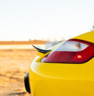 Upkick Spoiler - Carbon Fiber - 987.1/987.2 Cayman
