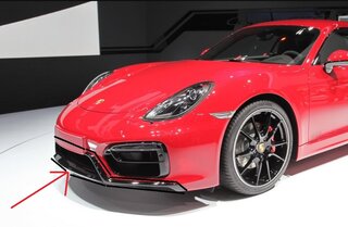 Frontspoilerlippe Sichtcarbon "918 Spyder-Style" - 981 Boxster/Cayman GTS