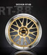 Rim BBS RT88 - 9x20ET51,6 forged ALU-center Gold - Center Lock-