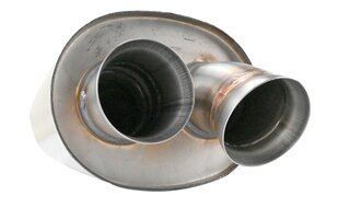 Sport Muffler 964 / 965 - Stainless Steel - Replaces Secondary Muffler - Super Sound