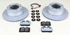 Brake service kit rear ( drilled discs, Pagid Street+ ) 968 92-95