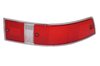 Verre de clignotant ARD 911 -72 (rouge/bordure argent)